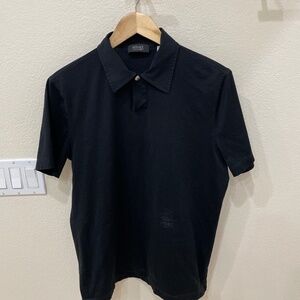 Versace Men’s Black Polo Shirt—GREAT LOOKING!! Beautiful Fabric!! Great Cond! M